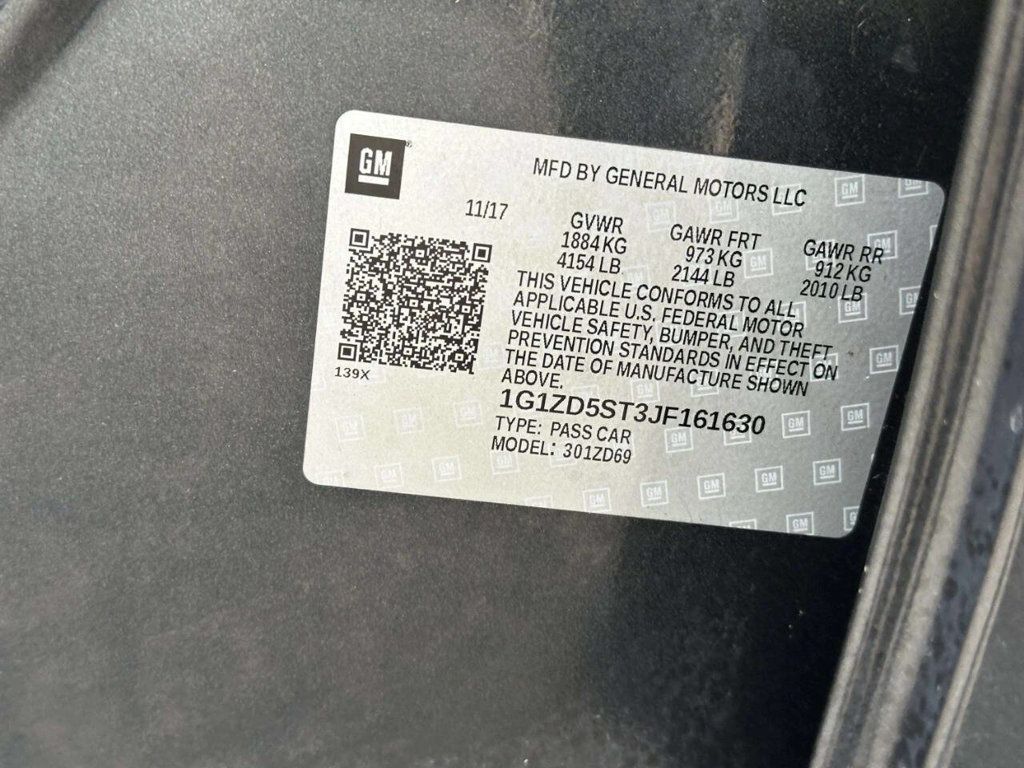 2018 Chevrolet Malibu 4dr Sedan LT w/1LT - 22989543 - 23