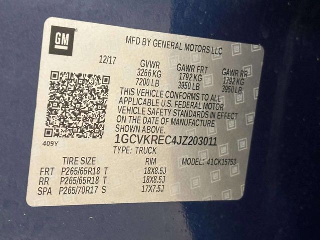 2018 Chevrolet Silverado 1500 4WD Double Cab 143.5" LT w/1LT - 22988109 - 39