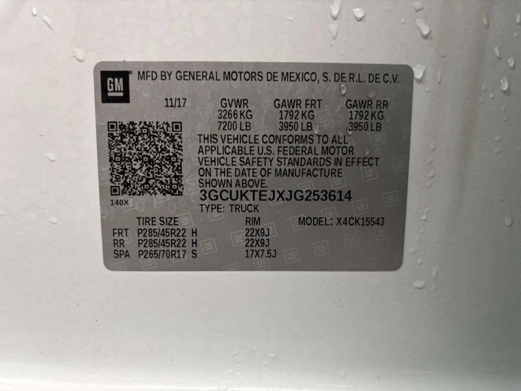 2018 Chevrolet Silverado 1500 High Country 4x4 4dr Crew Cab 5.8 ft. SB - 23014697 - 33