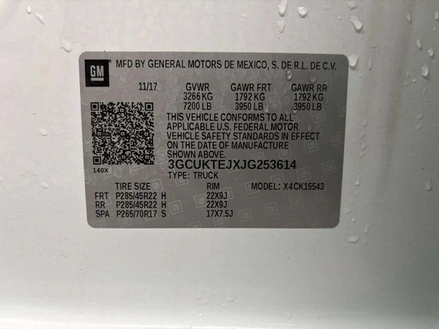 2018 Chevrolet Silverado 1500 High Country 4x4 4dr Crew Cab 5.8 ft. SB - 23014697 - 33