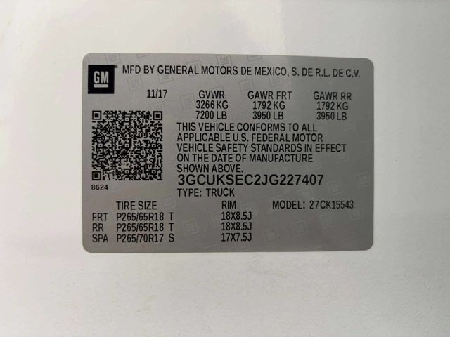 2018 Chevrolet Silverado 1500 LTZ 4x4 4dr Crew Cab 5.8 ft. SB - 22950319 - 49