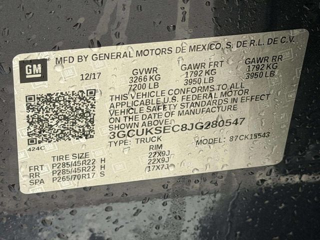 2018 Chevrolet Silverado 1500 LTZ Z71 4x4 4dr Crew Cab 5.8 ft. SB - 22964793 - 22