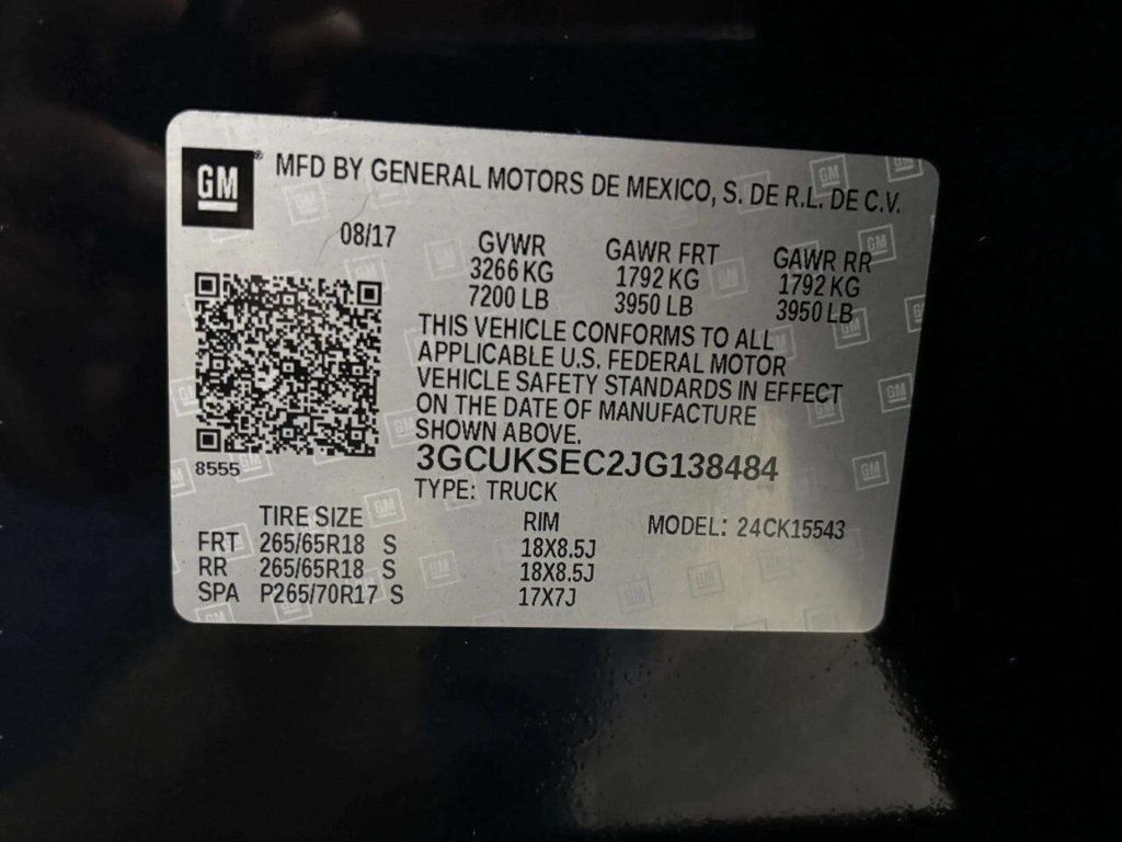 2018 Chevrolet Silverado 1500 LTZ Z71 4x4 4dr Crew Cab 5.8 ft. SB - 23014703 - 31