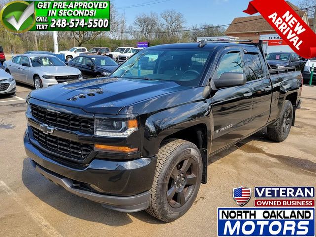 2018 Chevrolet Silverado 1500 Double Cab Custom Pickup 4D 6 1/2 ft - 23031803 - 0
