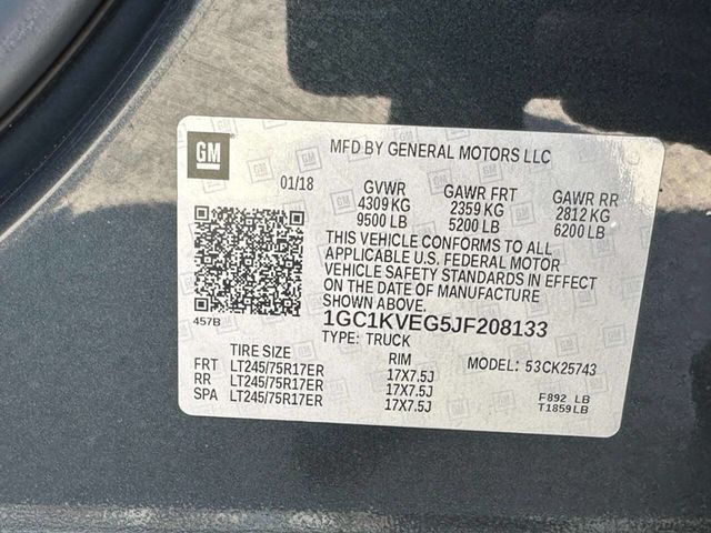 2018 Chevrolet Silverado 2500HD LT 4x4 4dr Crew Cab SB - 23006131 - 21