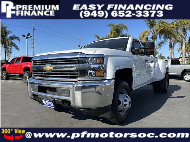 2018 Chevrolet Silverado 3500 HD Regular Cab WORK DUALLY 4X4 6.0L GAS CLEAN - 22715253 - 0