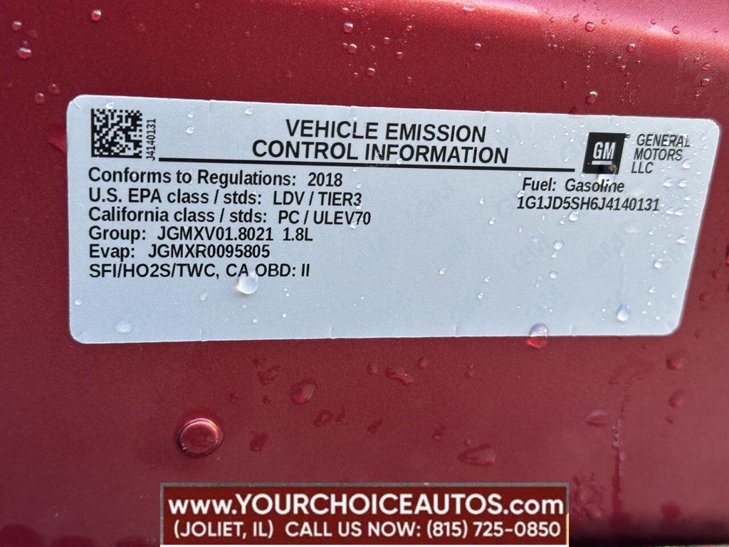 2018 Chevrolet Sonic 4dr Sedan Automatic LT - 22833853 - 27