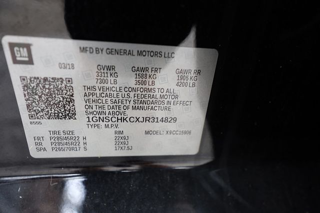 2018 CHEVROLET SUBURBAN 2WD 4dr 1500 LT - 23081312 - 36