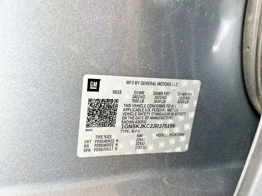 2018 Chevrolet Suburban 4WD 4dr 1500 Premier - 23081216 - 52