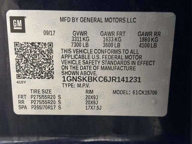 2018 Chevrolet Tahoe 4WD 4dr LT - 23017463 - 36