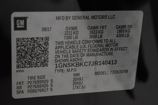 2018 Chevrolet Tahoe 4WD 4dr LT - 22883087 - 45
