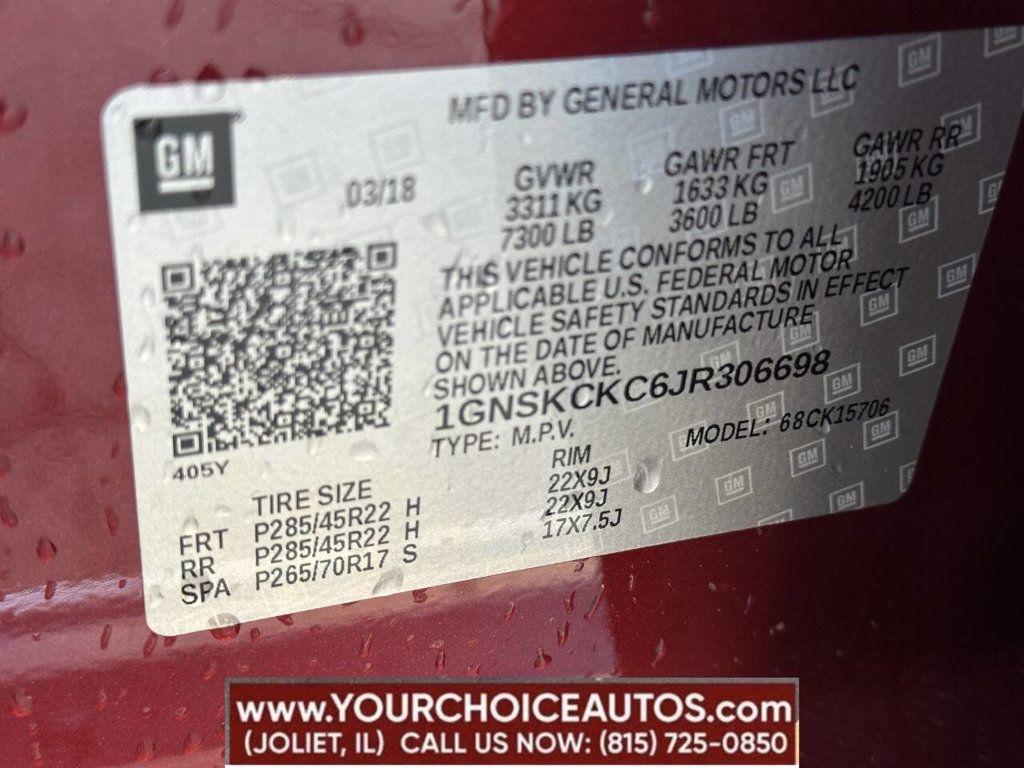 2018 Chevrolet Tahoe 4WD 4dr Premier - 22845054 - 25