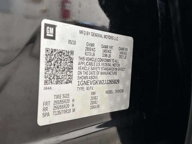 2018 Chevrolet Traverse AWD 4dr LT Cloth w/1LT - 22956372 - 49