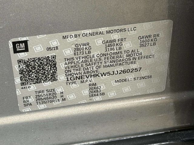 2018 Chevrolet Traverse AWD 4dr LT Leather w/3LT - 23006792 - 17