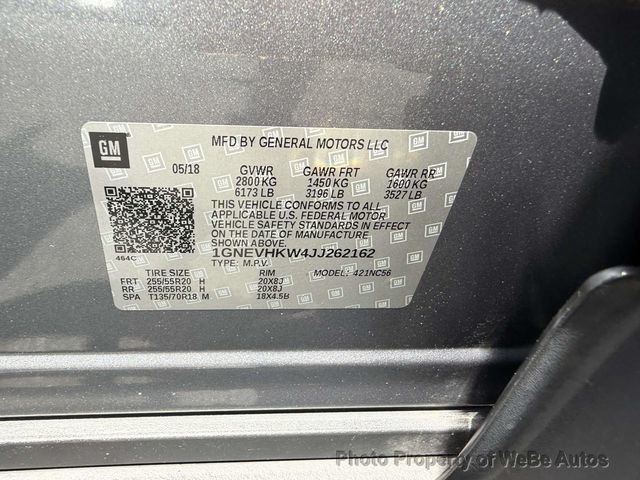 2018 Chevrolet Traverse AWD 4dr LT Leather w/3LT - 23044487 - 20