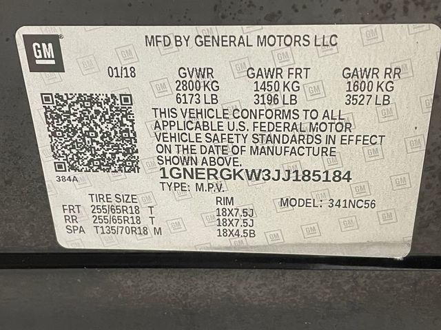 2018 Chevrolet Traverse FWD 4dr LT Cloth w/1LT - 22981859 - 47