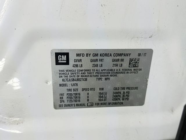 2018 Chevrolet Trax FWD 4dr LT - 23043605 - 40