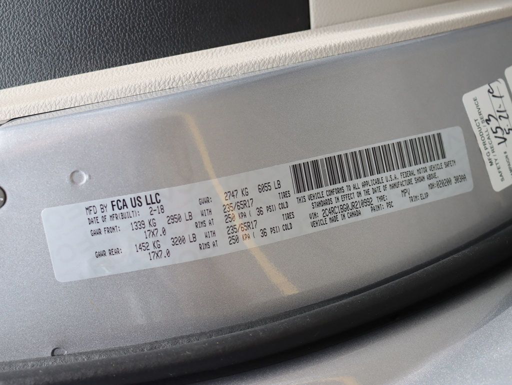 2018 Chrysler Pacifica Touring L FWD - 22868219 - 30