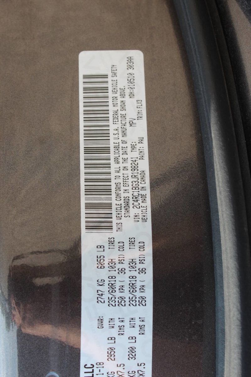 2018 Chrysler Pacifica Touring L FWD - 22895308 - 33