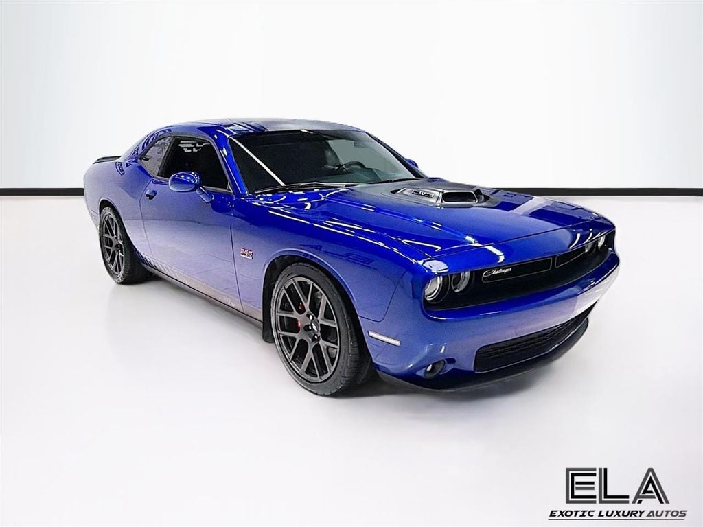 2018 Dodge Challenger R/T PLUS SHAKER! AMAZING COLOR!  IndiGo Blue Exterior Paint!   - 23024598 - 1