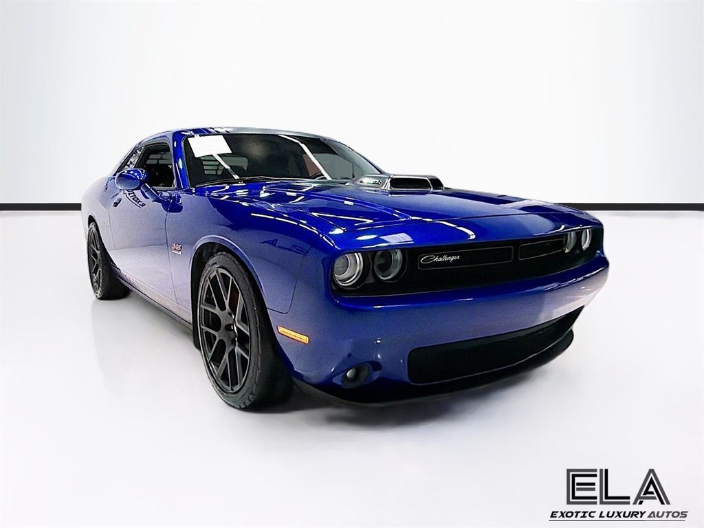 2018 Dodge Challenger R/T PLUS SHAKER! AMAZING COLOR!  IndiGo Blue Exterior Paint!   - 23024598 - 50
