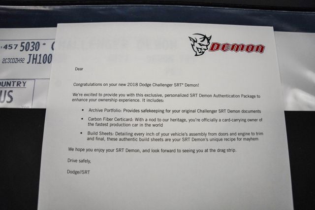 2018 Dodge Challenger SRT Demon RWD - 23046068 - 56