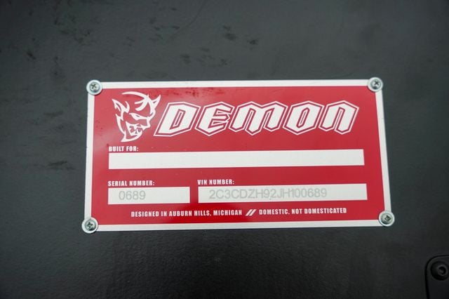 2018 Dodge Challenger SRT Demon RWD - 23046068 - 63