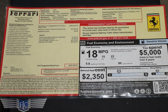 2018 Ferrari 488 GTB 488 GTB 70th Anniversary - 22986493 - 43