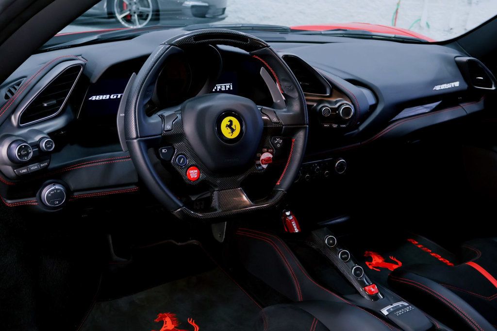 2018 Ferrari 488 GTB ROSSO CORSA...5,920 Miles...GOLDRAKE Race Seats  - 22864646 - 27