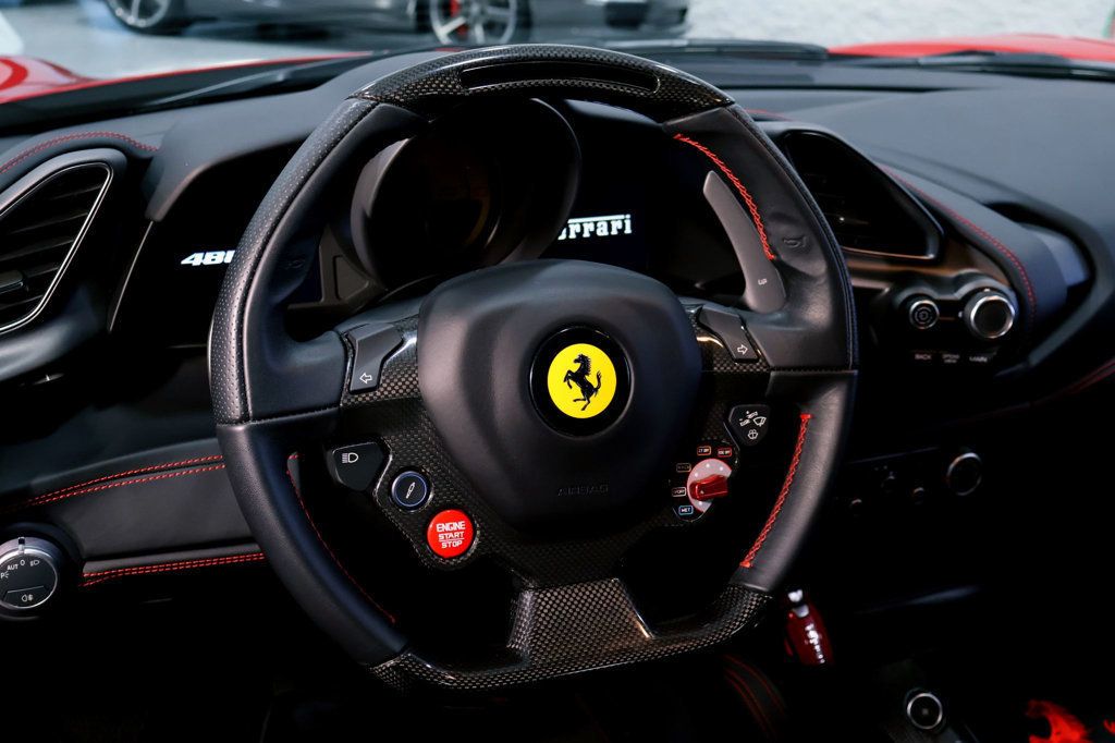 2018 Ferrari 488 GTB ROSSO CORSA...5,920 Miles...GOLDRAKE Race Seats  - 22864646 - 28