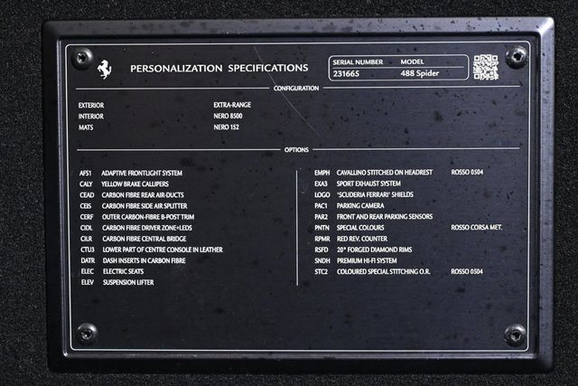 2018 Ferrari 488 Spider Convertible - 22985590 - 22