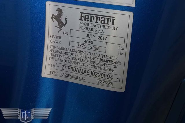 2018 Ferrari 488 Spider Convertible - 23001785 - 50