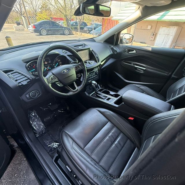 2018 Ford Escape TITANIUM 4WD W/PANORAMIC VISTA ROOF & LEATHER TRIMMED INTERIOR - 23001783 - 23