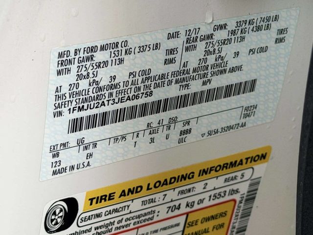 2018 Ford Expedition Limited 4x4 - 23012252 - 18