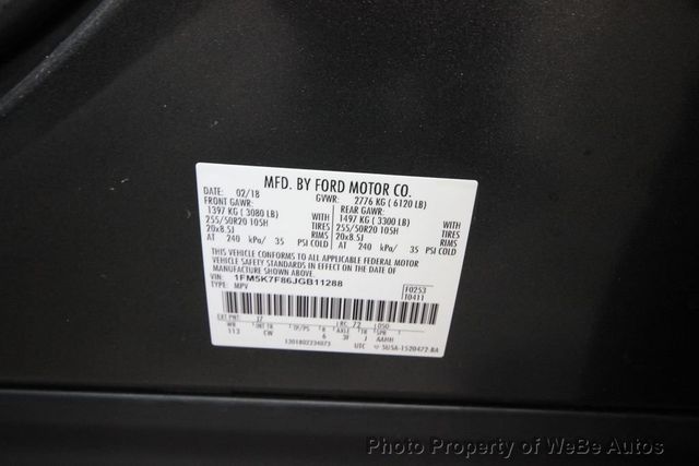 2018 Ford Explorer Limited FWD - 23009894 - 30