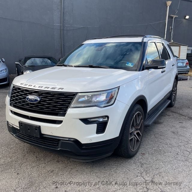 2018 Ford Explorer SPORT 4WD,EQUIPMENT 401A,TWIN PANEL MOONROOF,2ND ROW BUCKET SEAT - 22940153 - 0