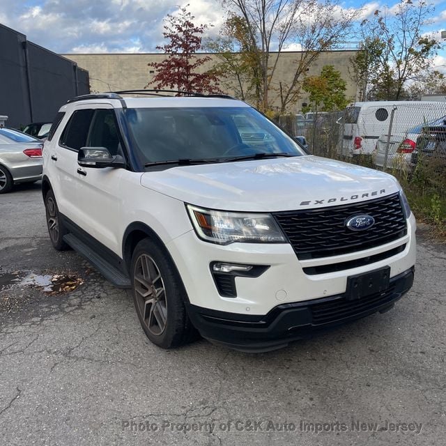 2018 Ford Explorer SPORT 4WD,EQUIPMENT 401A,TWIN PANEL MOONROOF,2ND ROW BUCKET SEAT - 22940153 - 1