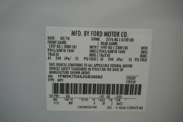 2018 Ford Explorer XLT FWD - 23017368 - 29