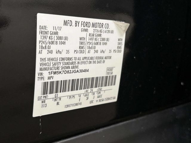 2018 Ford Explorer XLT FWD - 22956376 - 40