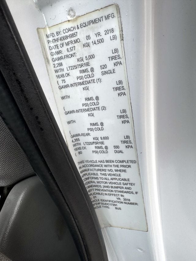 2018 Ford E-450 Wheelchair Shuttle Bus For Adults Medical Transport Mobility ADA Handicapped - 22974925 - 48