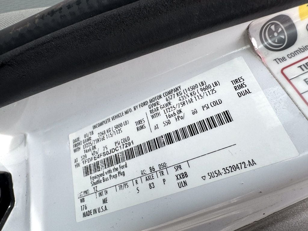 2018 Ford E-450 Wheelchair-Accessible Shuttle Bus Adults Seniors Church & Wheelchair Transportation - 22974925 - 46