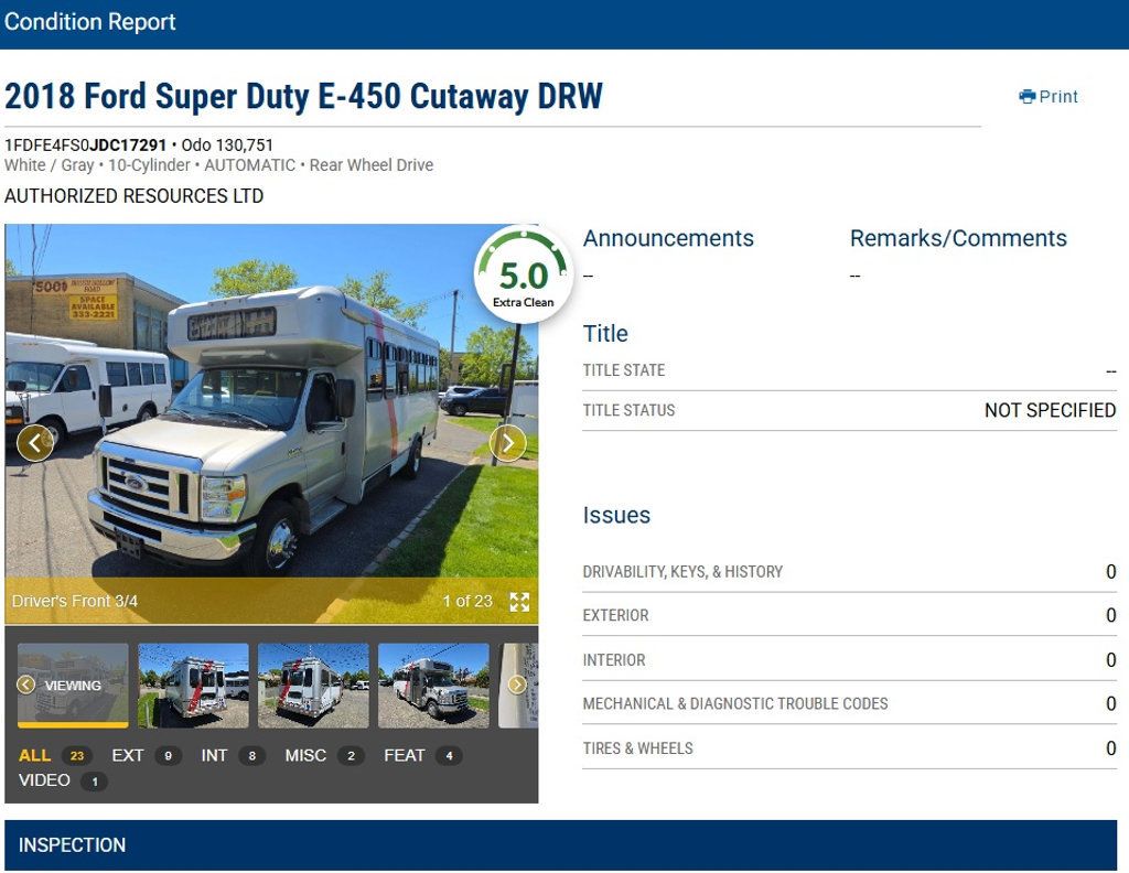 2018 Ford E-450 Wheelchair-Accessible Shuttle Bus Adults Seniors Church & Wheelchair Transportation - 22974925 - 50