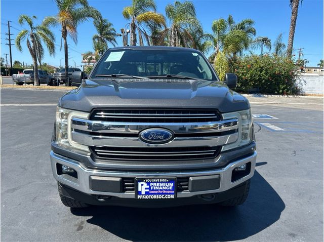 2018 Ford F150 SuperCrew Cab LARIAT 4X4 LEATHER PACKAGE 5.0L BACK UP CAM - 23067515 - 1