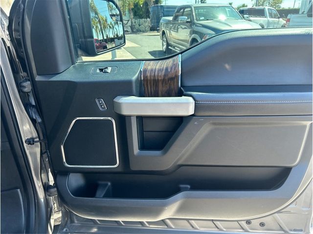 2018 Ford F150 SuperCrew Cab LARIAT 4X4 LEATHER PACKAGE 5.0L BACK UP CAM - 23067515 - 33