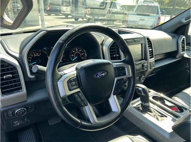 2018 Ford F150 SuperCrew Cab LARIAT 4X4 NAVIGATION ECOBOOST 1 OWNER CLEAN - 23079599 - 21