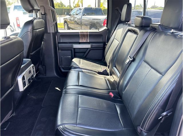 2018 Ford F150 SuperCrew Cab LARIAT 4X4 NAVIGATION ECOBOOST 1 OWNER CLEAN - 23079599 - 25
