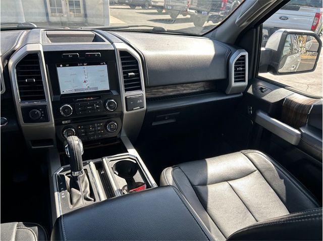 2018 Ford F150 SuperCrew Cab LARIAT 4X4 NAVIGATION ECOBOOST 1 OWNER CLEAN - 23079599 - 28
