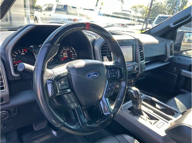 2018 Ford F150 SuperCrew Cab RAPTOR 4X4 NAV BACK UP CAM DUAL ROOF CLEAN - 23090929 - 24