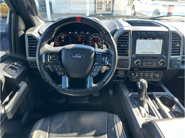 2018 Ford F150 SuperCrew Cab RAPTOR 4X4 NAV BACK UP CAM DUAL ROOF CLEAN - 23090929 - 28