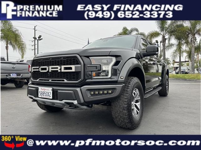 2018 Ford F150 SuperCrew Cab RAPTOR 4X4 NAV BACK UP CAM TURBO CLEAN - 22578969 - 0